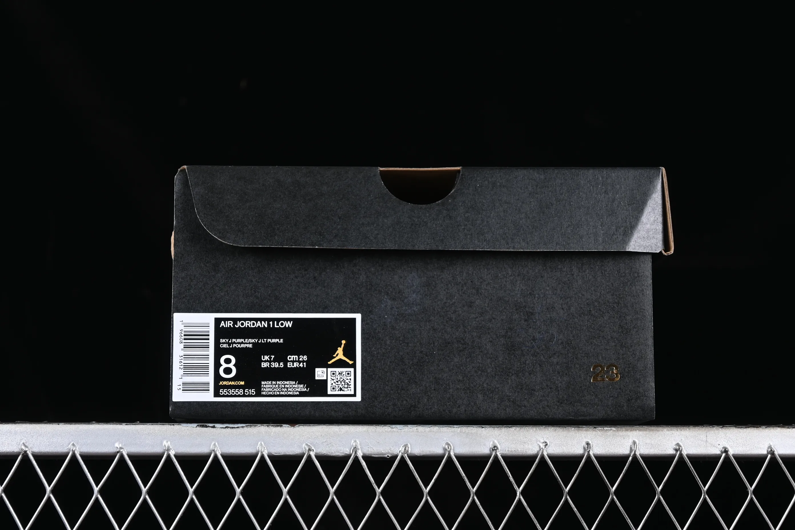All categories Air Jordan Jordan series basketball shoes Air Jordan 1 Low G version pure original Air Jordan 1 Low AJ1 Joe 1 white and purple low-top cultural casual sneakers 553558-515